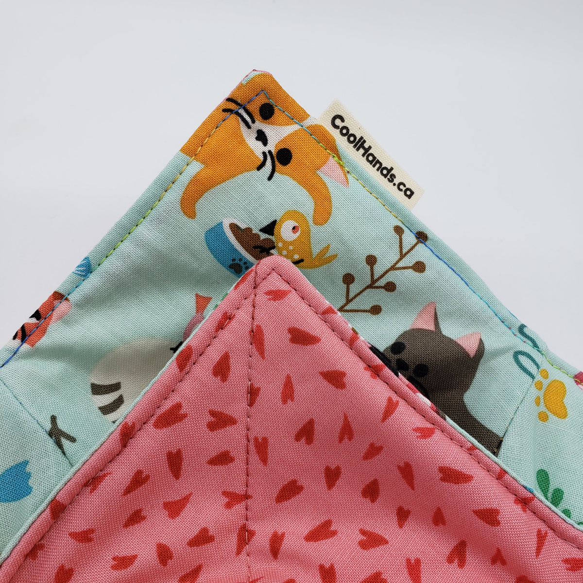 100% Cotton Microwavable Bowl Cozy - The Whole Kitten Caboodle