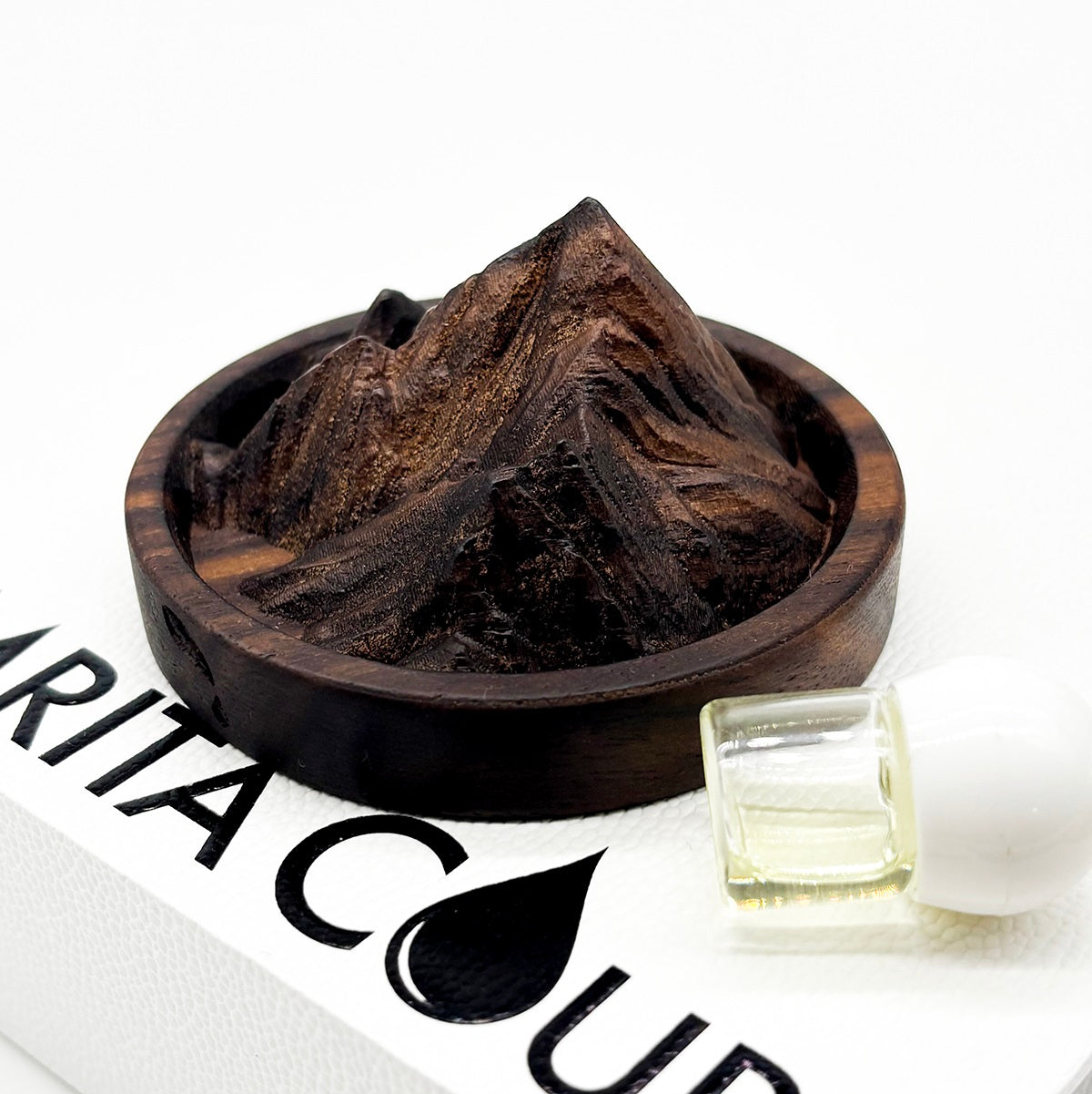 "Mt Donon" Black Walnut Wood Diffuser Piece | Waterless Diffusing | Natural Essential Oil